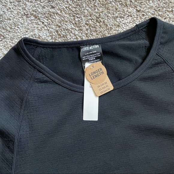 NWOT PINK Athletic Crop Top - Picture 7 of 7